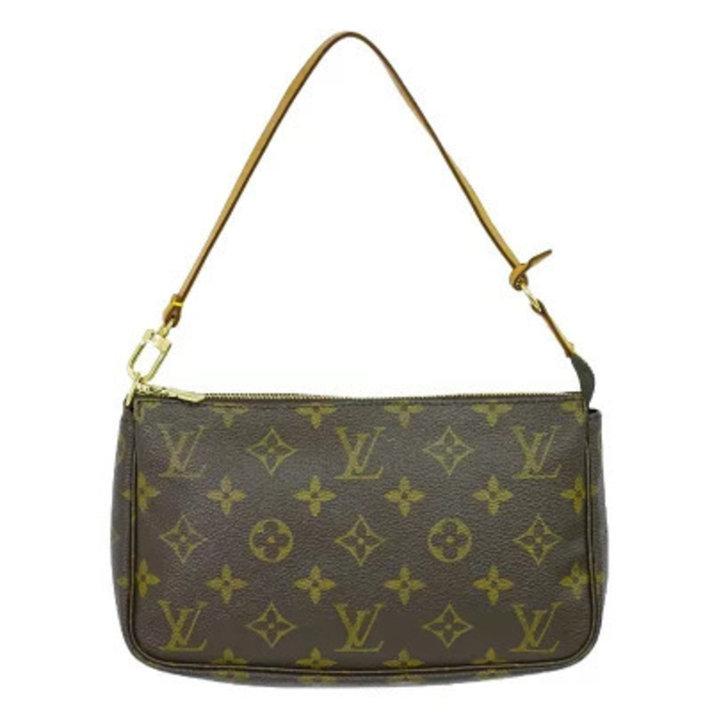 Louis Vuitton LV Pochette Accessoires Monogram Pouch Canvas Brown